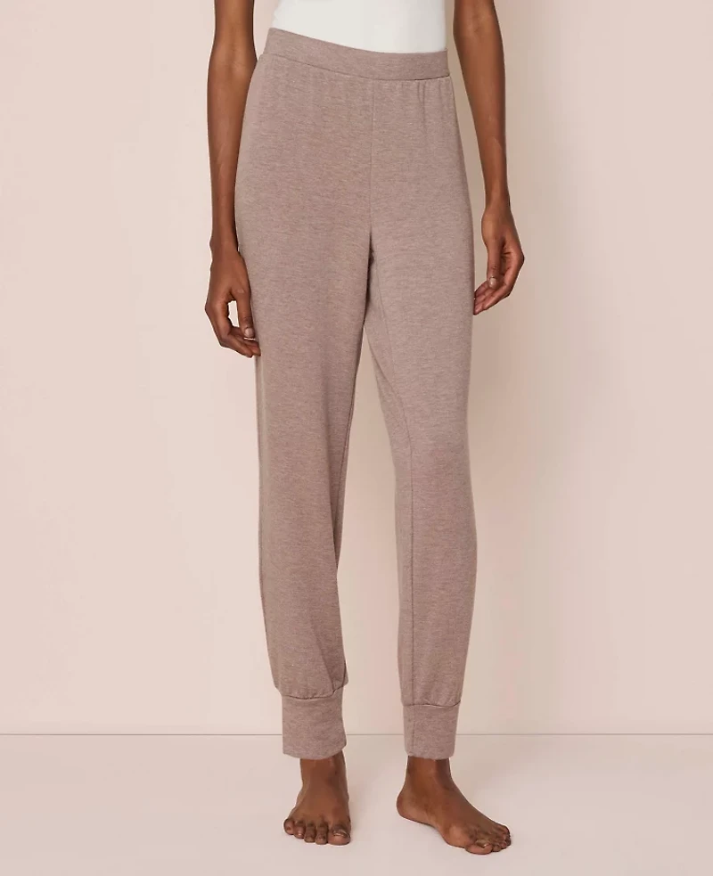 Ann Taylor Jogger Lounge Pant Cardamom Heather Women's