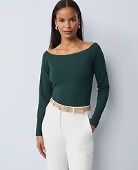 Ann Taylor Off-The-Shoulder Sweater Women's
