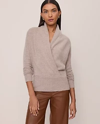 Ann Taylor Cashmere Shawl Collar Sweater Women's