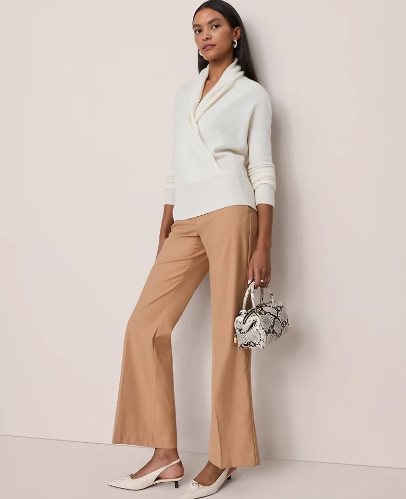 Ann Taylor Cashmere Shawl Collar Sweater Women's