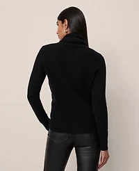 Ann Taylor Cashmere Shawl Collar Sweater Women's