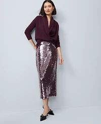 Ann Taylor Cashmere Shawl Collar Sweater Women's