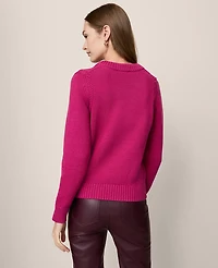 Ann Taylor Petite Chunky Wedge Sweater Women's