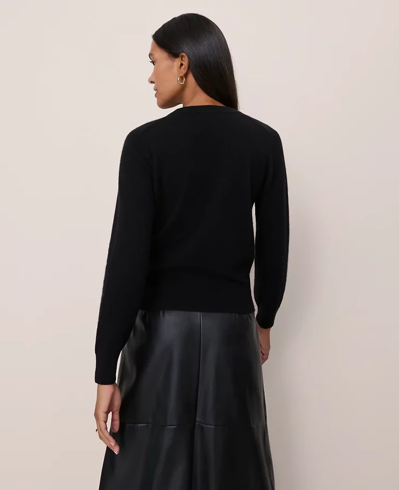 Ann Taylor Cashmere Crew Neck Sweater Women's