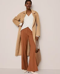 Ann Taylor Ribbed Wrap Sweater Winter White Women's