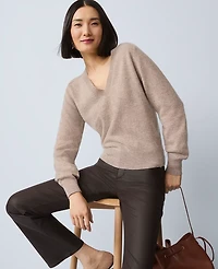 Ann Taylor Cashmere V-Neck Sweater Women's