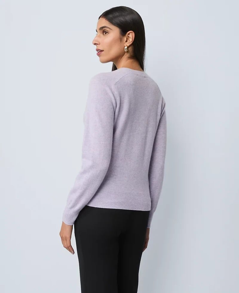 Ann Taylor Cashmere V-Neck Sweater Women's