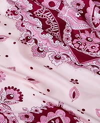 Ann Taylor Silk Scarf Poised Plum Women's
