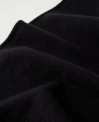 Ann Taylor Triangle Wrap Scarf Black Women's