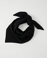 Ann Taylor Triangle Wrap Scarf Black Women's