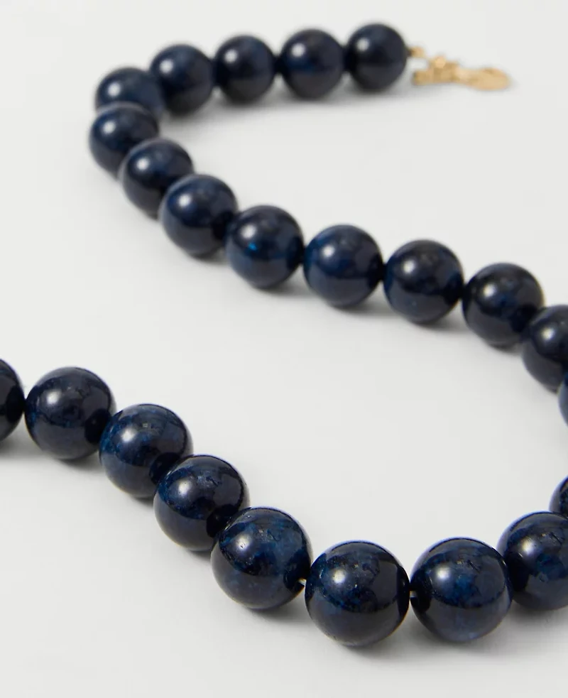 Ann Taylor Stone Statement Necklace Night Sky Women's