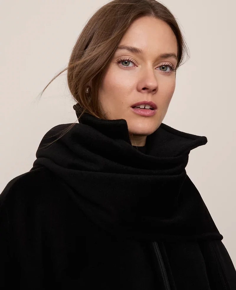 Ann Taylor Zip Scarf Poncho Women's