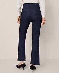 Ann Taylor The Petite Boot Crop Jean Classic Rinse Wash Women's