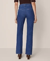 Ann Taylor Mid Rise Boot Jeans Dark Wash Women's
