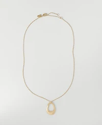 Ann Taylor Open Oval Pendant Necklace Women's