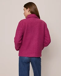 Ann Taylor Weekend Collection Short Trench Coat Strawberry Shortcake Women's