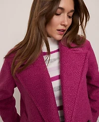Ann Taylor Weekend Collection Short Trench Coat Strawberry Shortcake Women's
