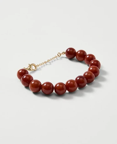 Ann Taylor Metal Stone Bracelet Windsor Wine Women's