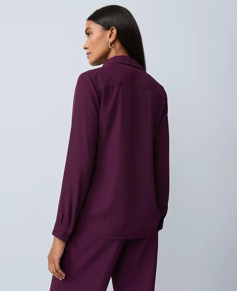 Ann Taylor Essential Shirt Winter Bloom Women's