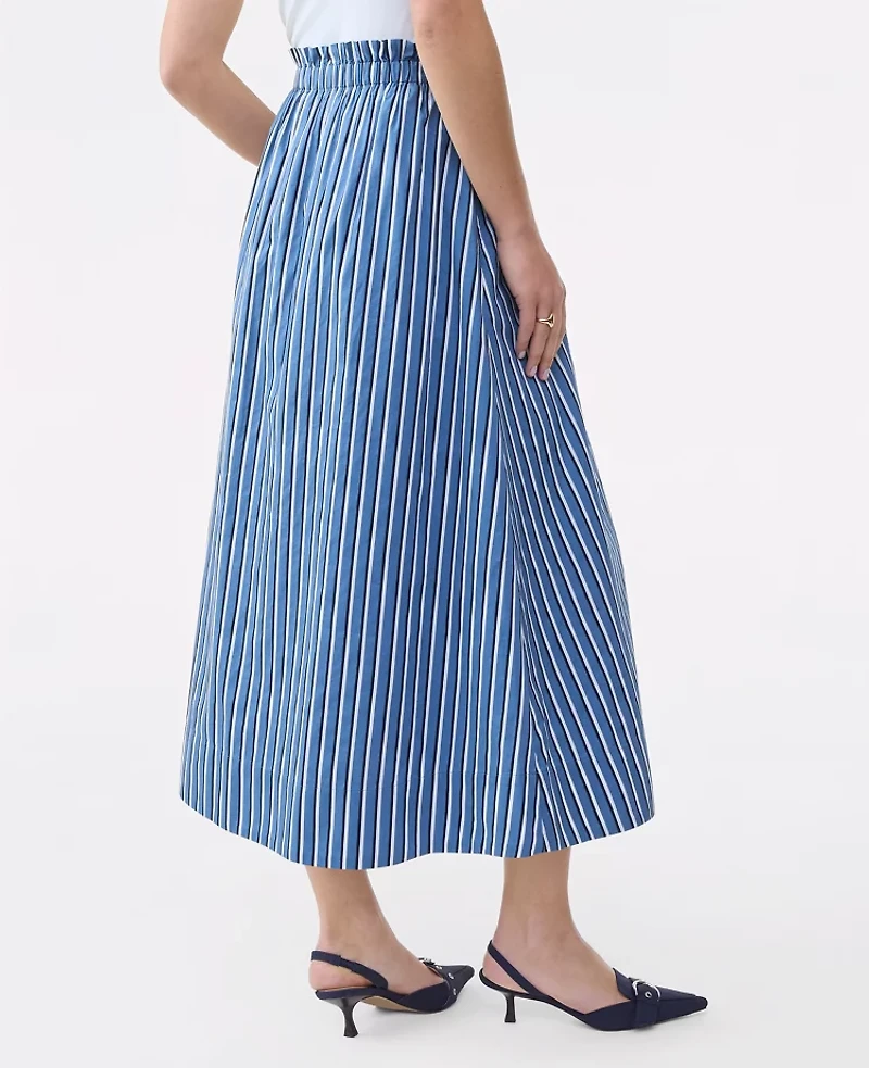Ann Taylor Striped Maxi Skirt Cold Plunge Women's