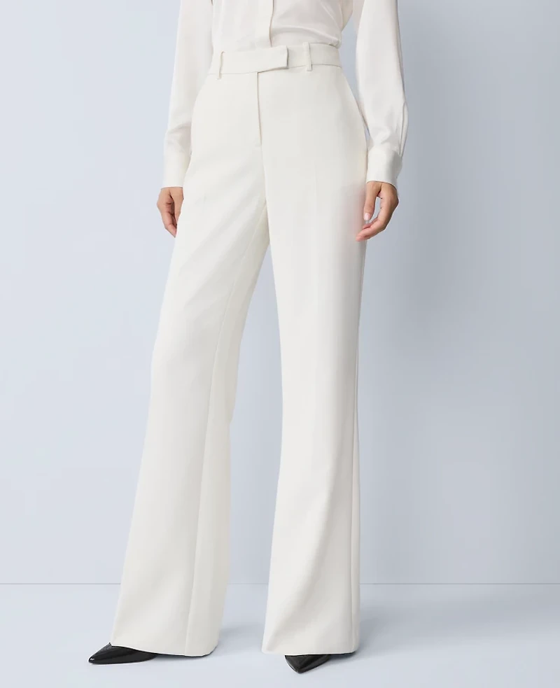Ann Taylor The Perfect Flare Pant Winter White Women's