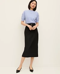 Ann Taylor Daisy Appliqué Sweater T-Shirt Women's