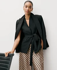 Ann Taylor The Belted Long Vest Women's