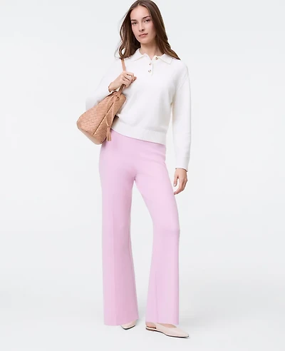 Ann Taylor Weekend Collection Pull-On Wide-Leg Sweater Pant Women's