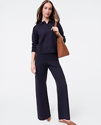 Ann Taylor Weekend Collection Pull-On Wide-Leg Sweater Pant Women's