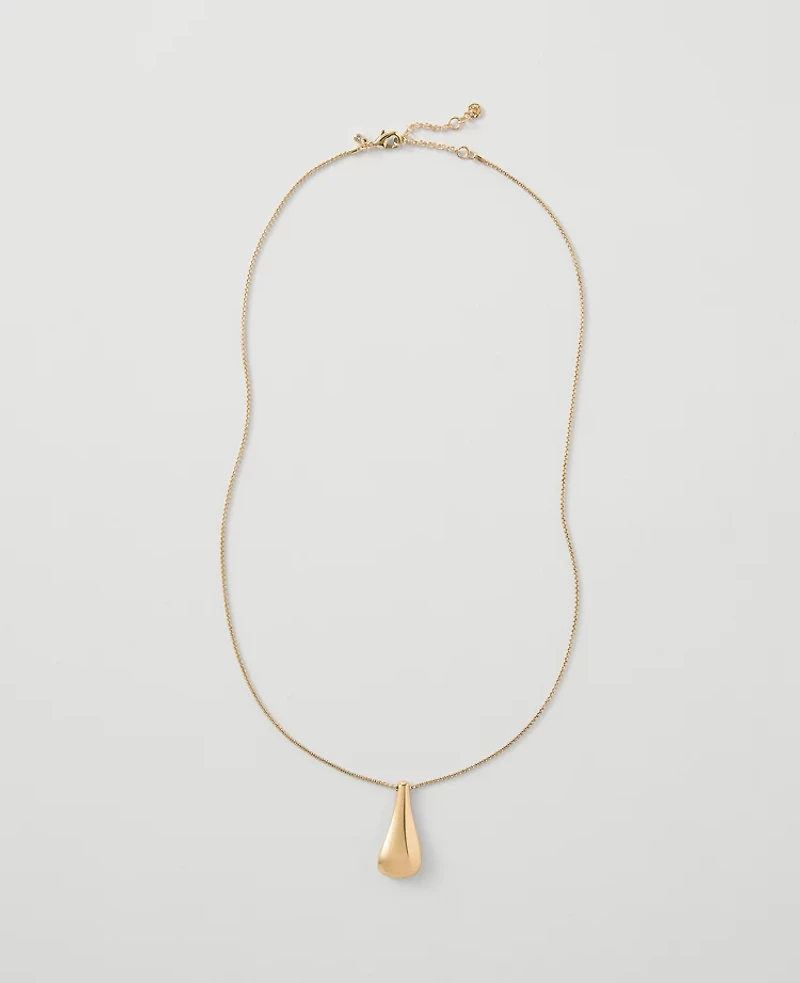 Ann Taylor Teardrop Pendant Necklace Women's