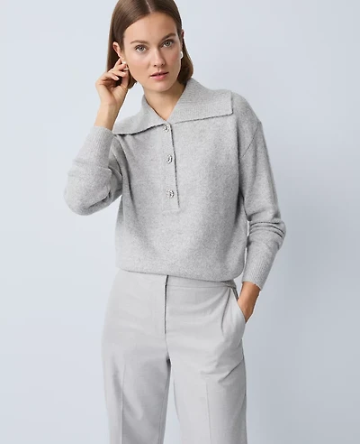 Ann Taylor Petite Polo Sweater Women's