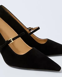 Ann Taylor Leather Mary Jane Pump Women's