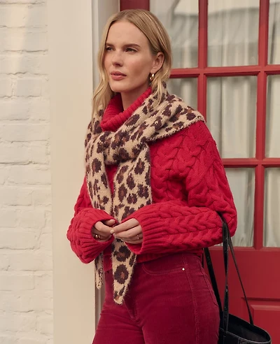 Ann Taylor Petite Weekend Collection Cable Turtlneck Sweater Women's