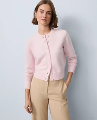 Ann Taylor Cozy Crew Neck Cardigan Women's