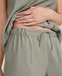 Ann Taylor Haven Well Within Luxe Modal Cargo Pants Vetiver-Haven Women's