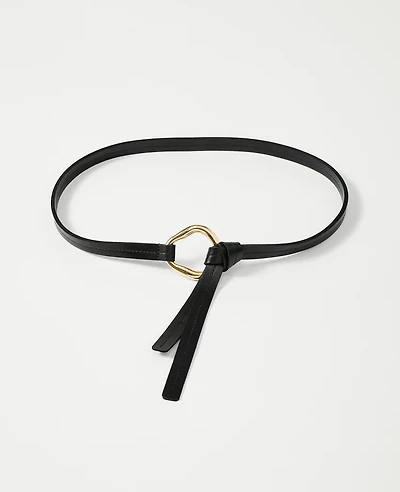 Ann Taylor Leather Knot Belt Women's