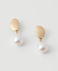 Ann Taylor Mini Pearlized Drop Earrings Women's