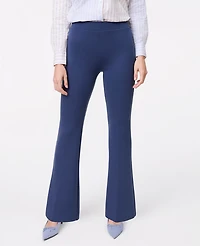 Ann Taylor Petite Weekend Boot Pant CloudPlush Subdued Navy Women's