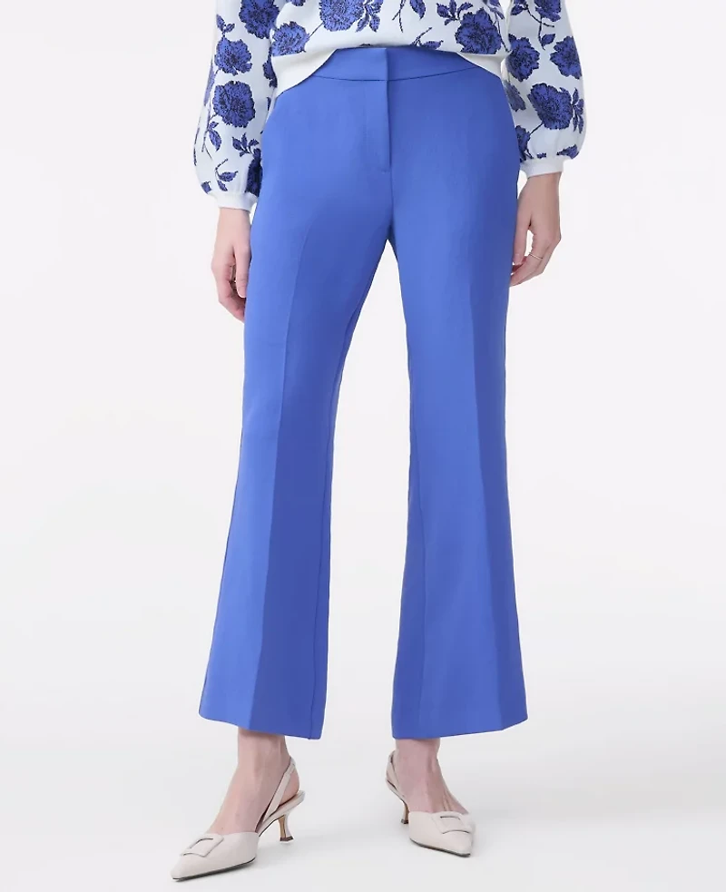 Ann Taylor The Petite Relaxed Jayne Trouser Textured Crepe Women's