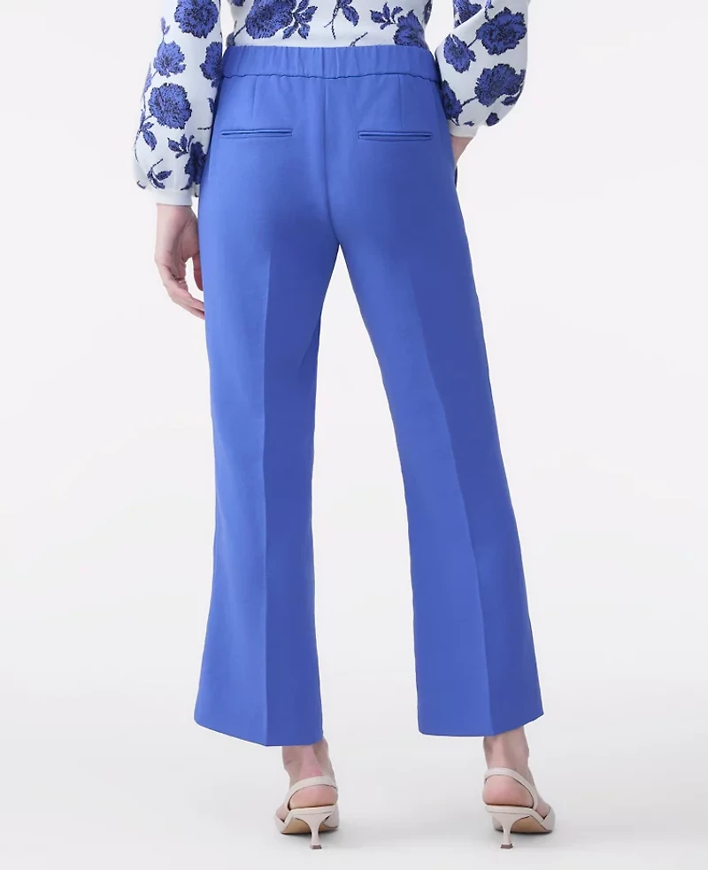 Ann Taylor The Petite Relaxed Jayne Trouser Textured Crepe Women's