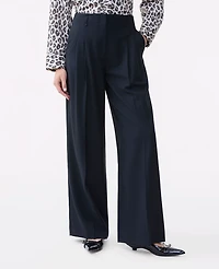 Ann Taylor The Petite Pleated Wide-Leg Pant Women's