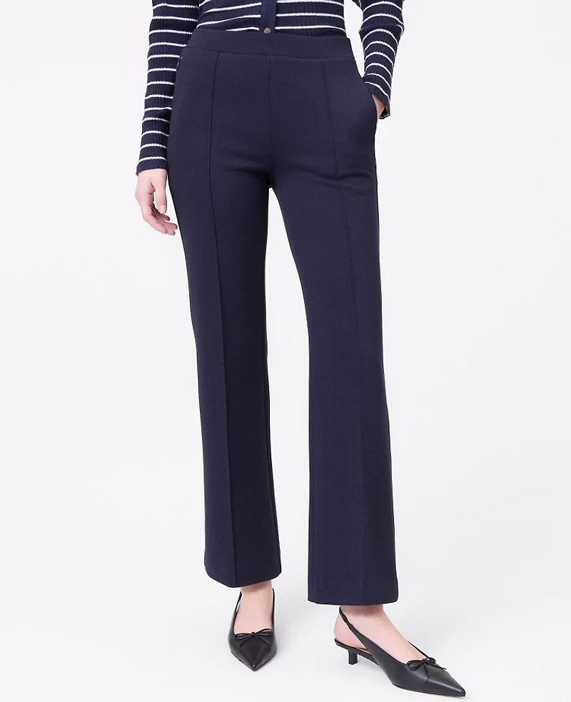 Ann Taylor Petite Weekend Collection Knit Flare Ankle Pant Women's