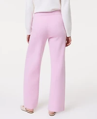 Ann Taylor Petite Weekend Collection Pull-On Wide-Leg Sweater Pant Women's