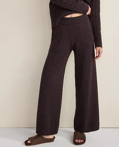Ann Taylor Haven Well Within Organic Cotton Blend Pintuck Wide Leg Pants Women's