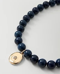 Ann Taylor Stone Pendant Necklace Night Sky Women's