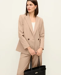 Ann Taylor The Petite Modern Blazer Cool Sesame Women's