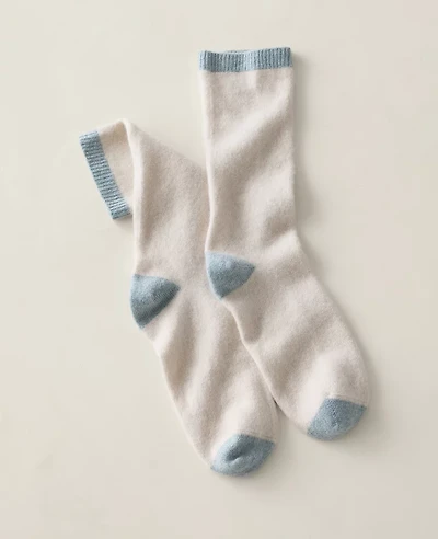 Ann Taylor Haven Well Within Cashmere Colorblock Socks Heather Women's