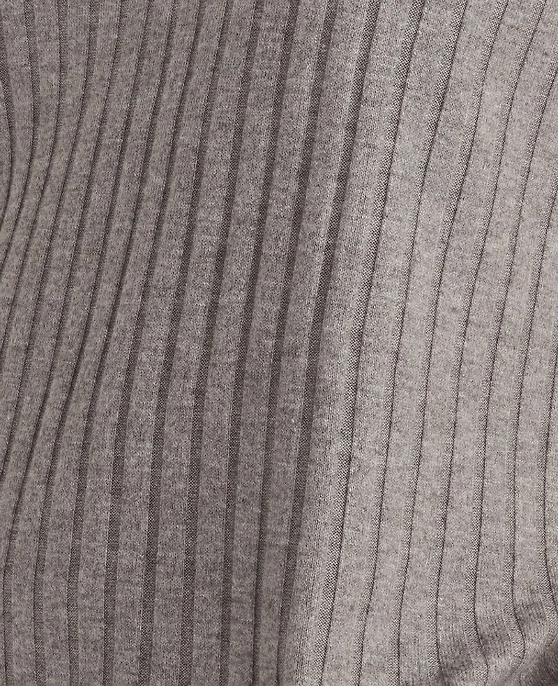 Ann Taylor Haven Well Within Wide Rib Knit Tapered Pants Fog Grey Heather Women's