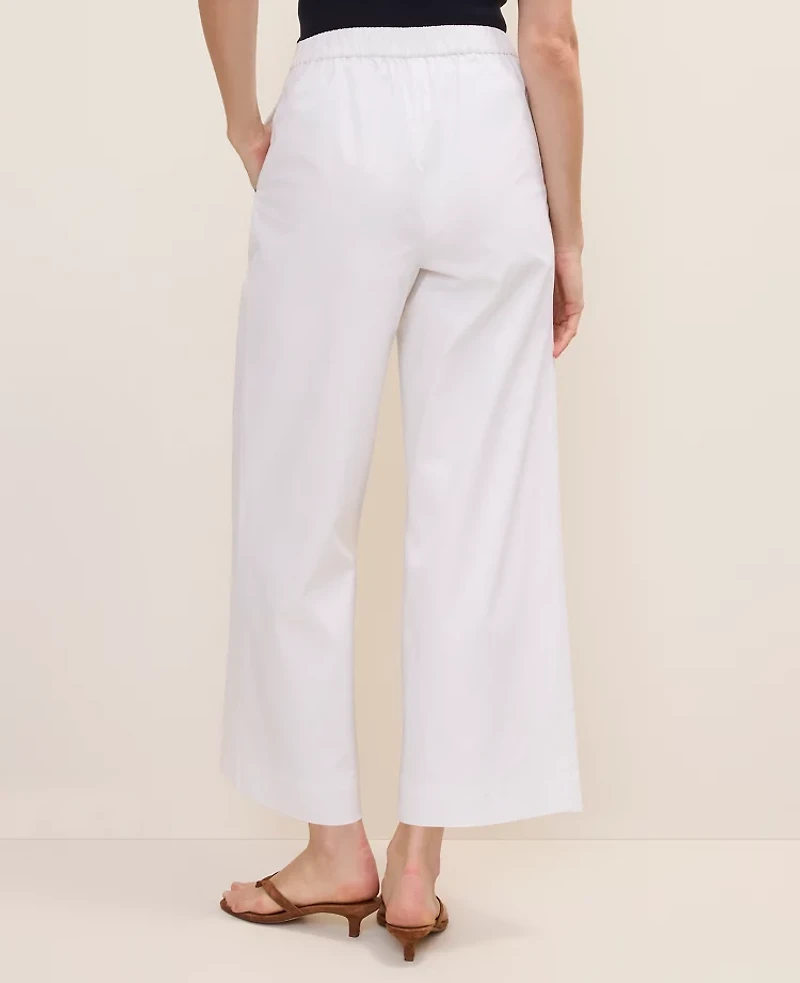 Ann Taylor The Tall Easy Fit Grace Pant White Women's