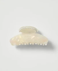 Ann Taylor Pearlized Claw Clip Ivory Women's